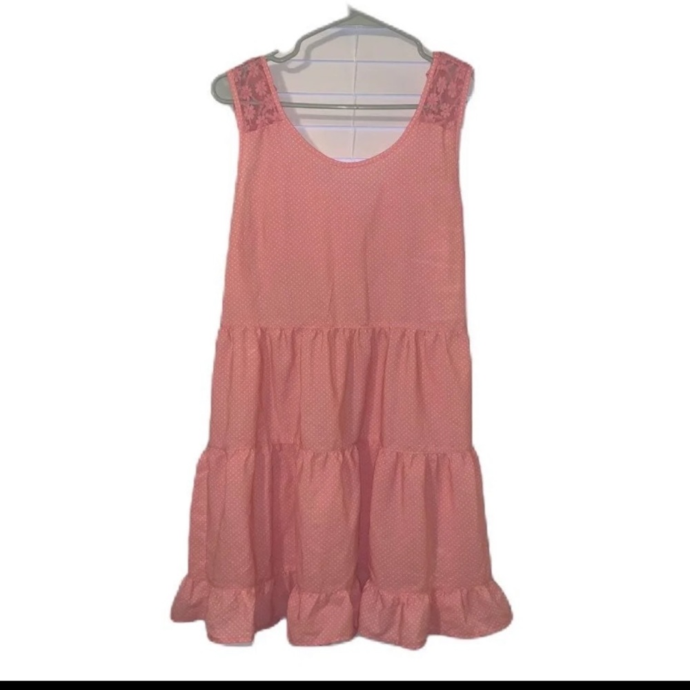 Cute Pink Ruffle Dress